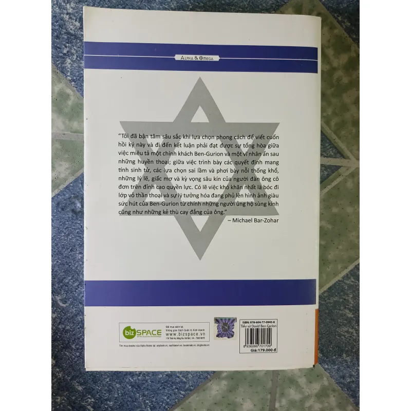 Tiểu sử David Ben-Gurion- Lịch sử hình thành nhà nước Israel - Michael Bar-Zohar 726642