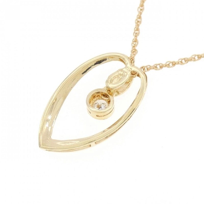 Dây chuyền kim cương K18YG 0.10CT - Hàng hiệu chính hãng 866106