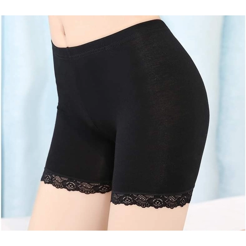Quần lót đùi mặc trong váy Elena chất vải cotton mềm viền ren 465865