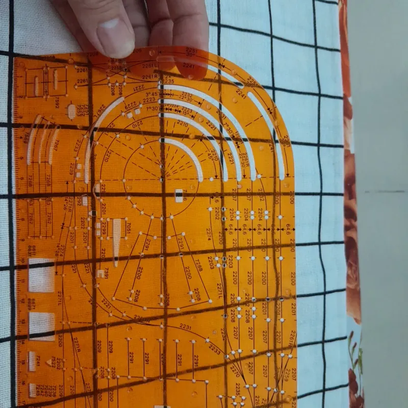 Hàng Tây Đức- Thước mẫu TK đường ray Marklin 0210 (Track Planning Stencil) tl 1:87 799663