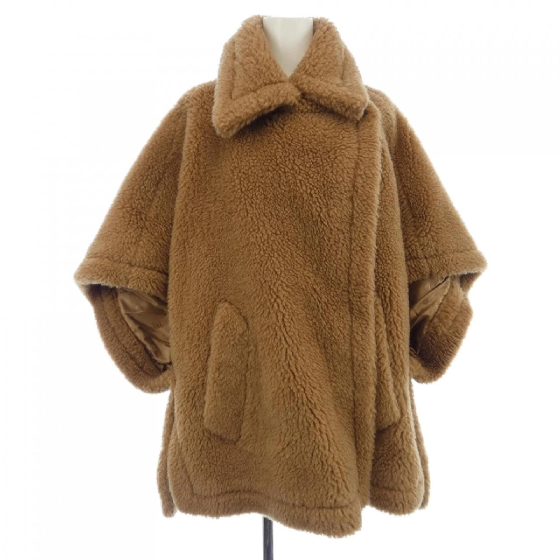 Max Mara TEBE 473607 Áo choàng gấu teddy 632599