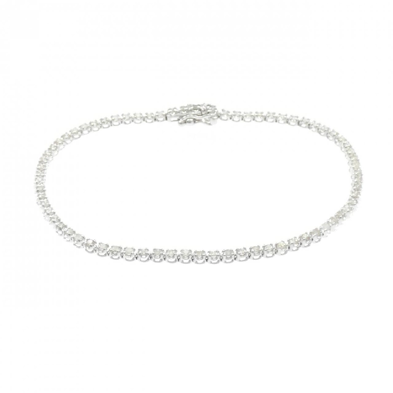 K18WG Vòng tay kim cương 1.00CT - Hàng hiệu Chính hãng 872758