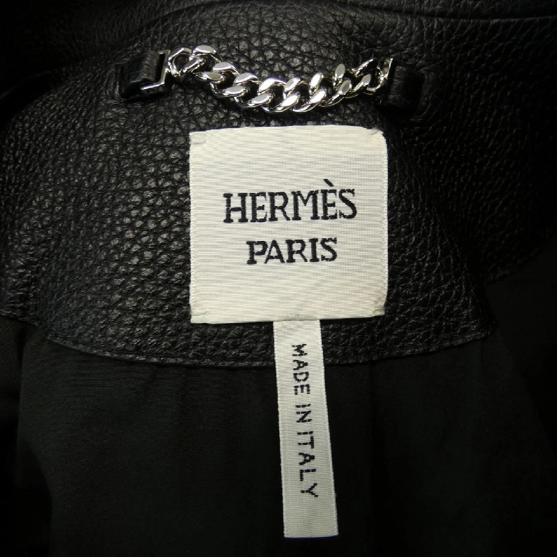 【Mã giảm giá】Áo khoác da HERMES 638353