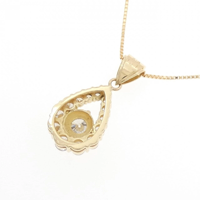 K18YG Dây chuyền kim cương 1.01CT - Hàng hiệu Authentic 857600