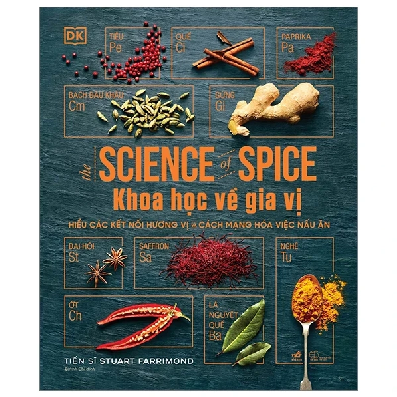 Khoa Học Về Gia Vị - Hiểu Các Kết Nối Hương Vị Và Cách Mạng Hóa Việc Nấu Ăn (Bìa Cứng) - TS. Stuart Farrimond, DK 285421