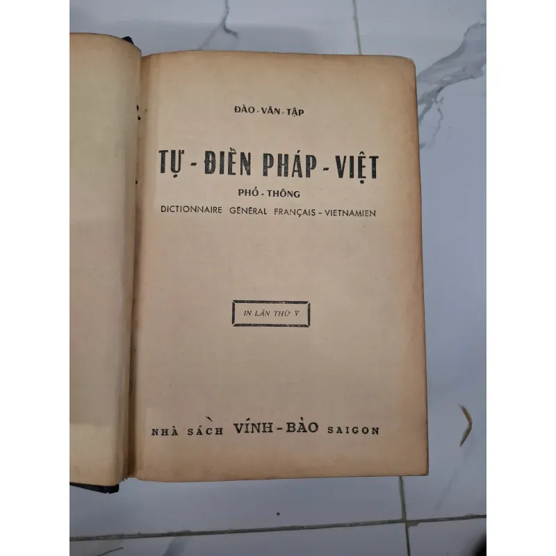 Tự-điển Pháp-Việt phổ-thông - Đào Văn Tập - Từ điển 796874