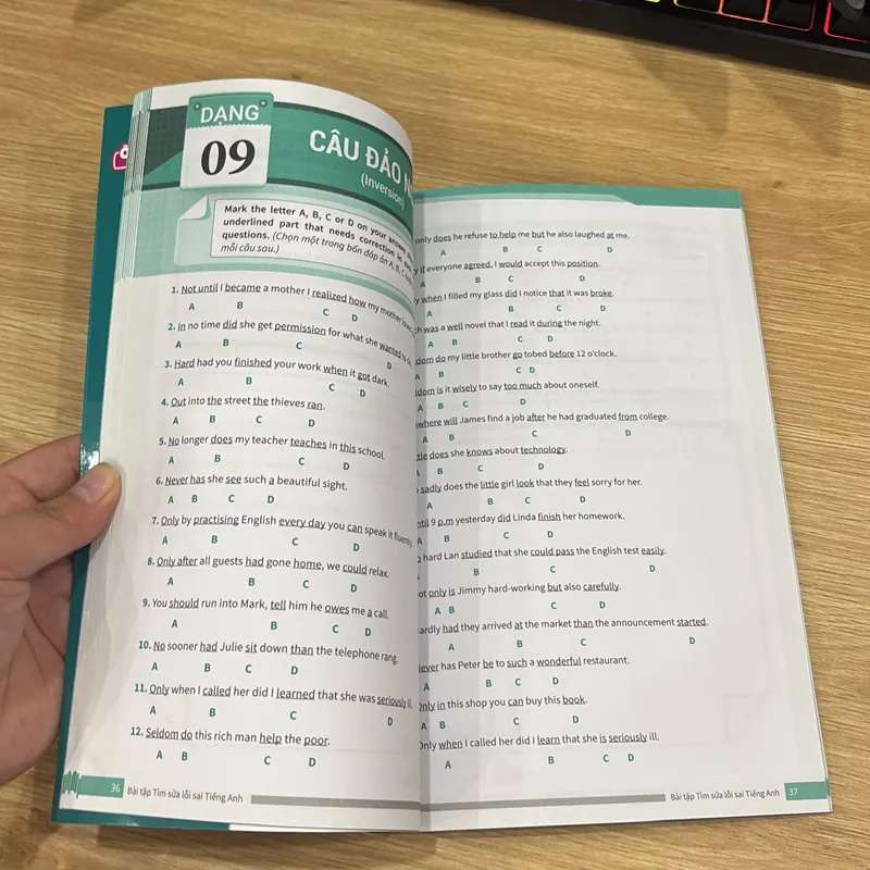 Bài tập tìm sửa lỗi sai tiếng anh  733890