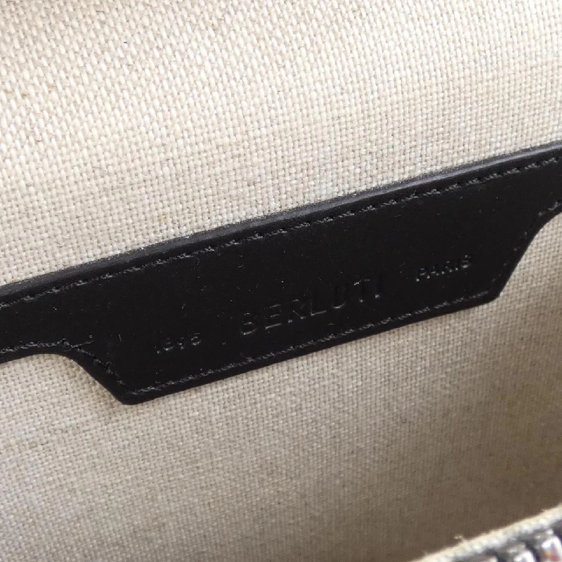 Berluti フリースクリットスワイプレザーメッセンジャー BAG - Hàng hiệu Authentic 902726