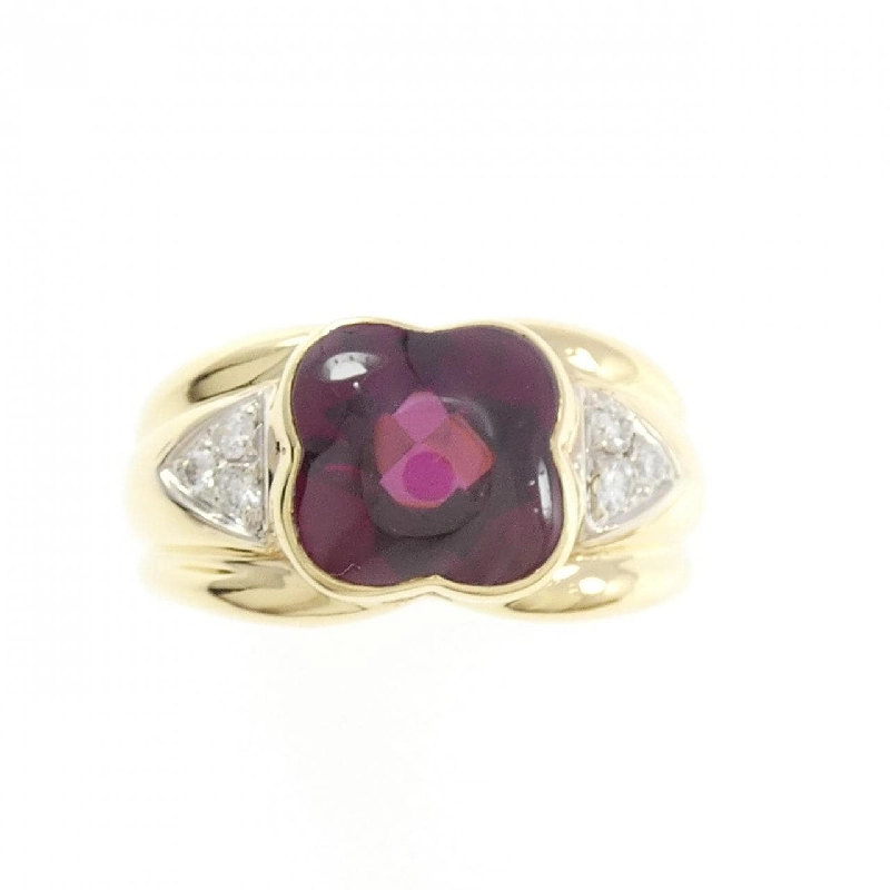 Nhẫn Garnet 750YG/750WG 669942