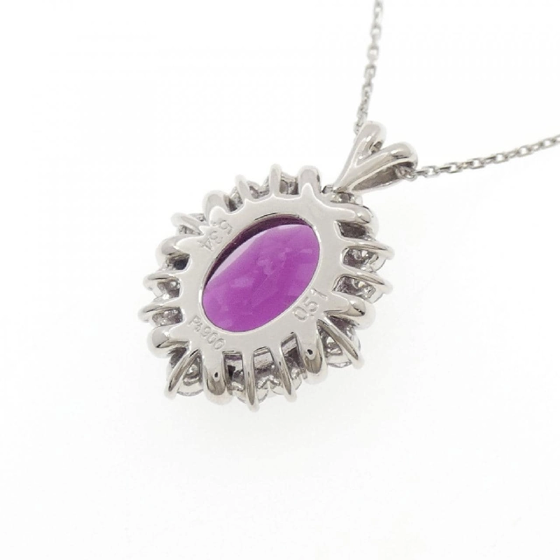 Dây chuyền garnet PT900/PT850 5.34CT - Hàng hiệu Authentic 859358