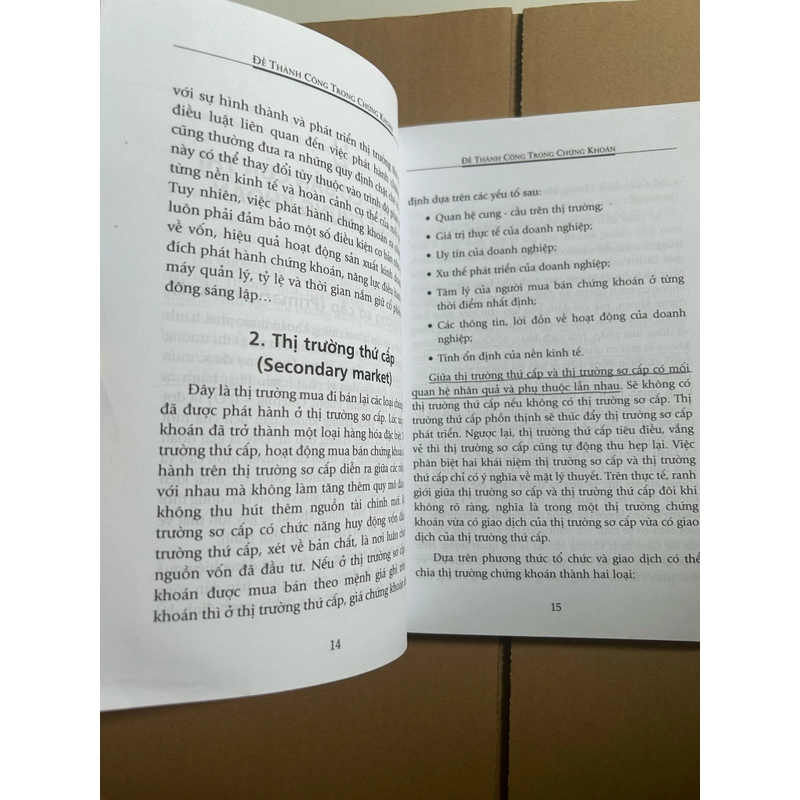 Để thành công trong chứng khoán 471035