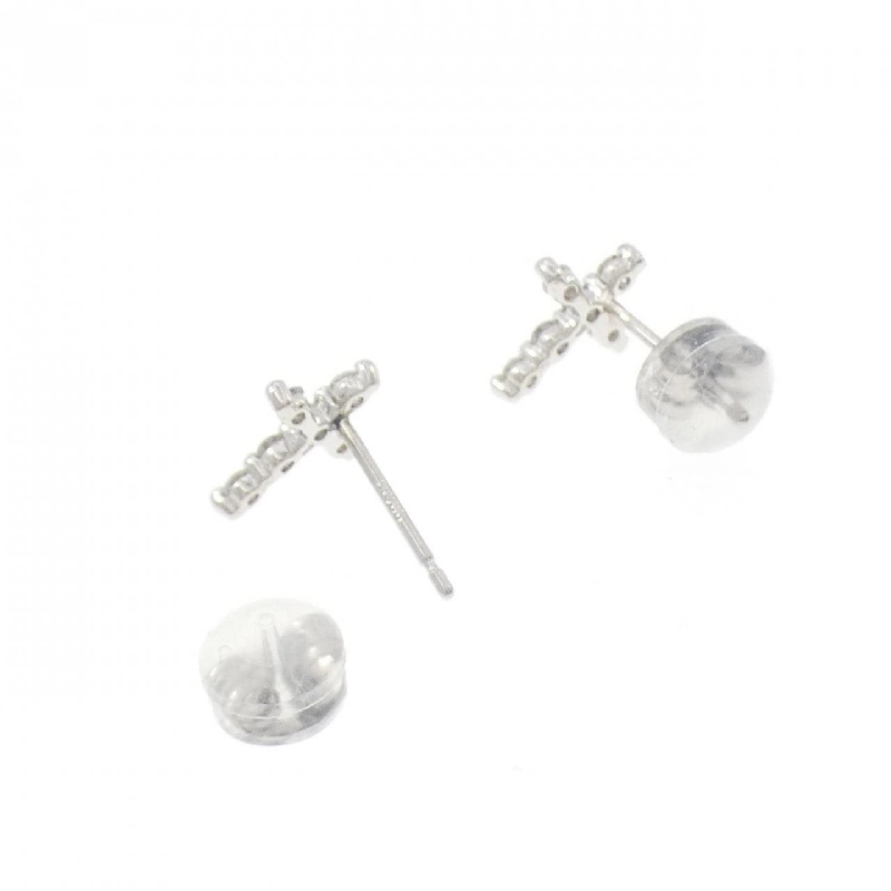 Bông tai kim cương PT900 hình chữ thập 0.20CT - Hàng hiệu Authentic 866853