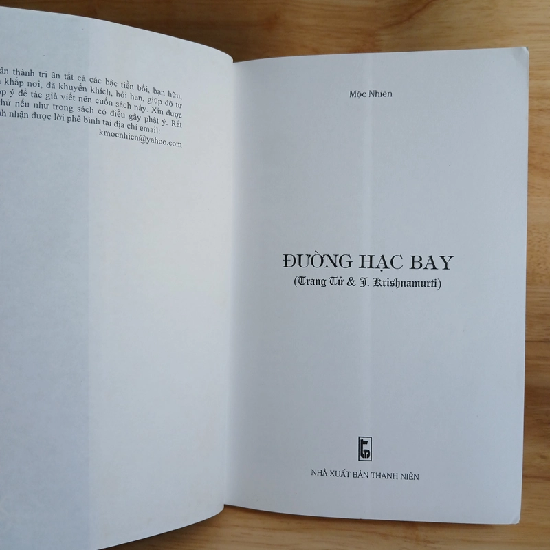 Đường Hạc Bay (Trang Tử & J. Krishnamurti) 385982