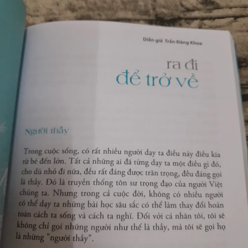 Diễn giả TRẦN ĐĂNG KHOA- SỐNG VÀ KHÁT VỌNG.  762718