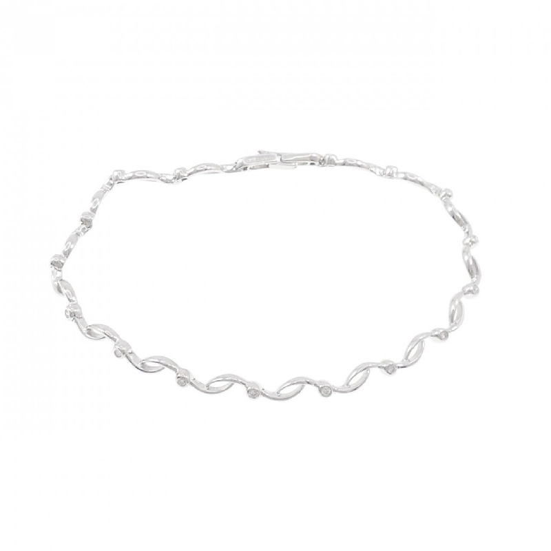 K18WG Vòng tay kim cương 0.23CT - Hàng hiệu Chính hãng 873909