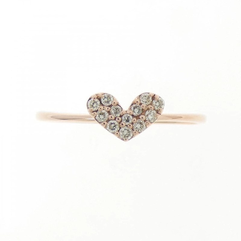 Nhẫn kim cương hình trái tim K10PG - Hàng hiệu Authentic 851433