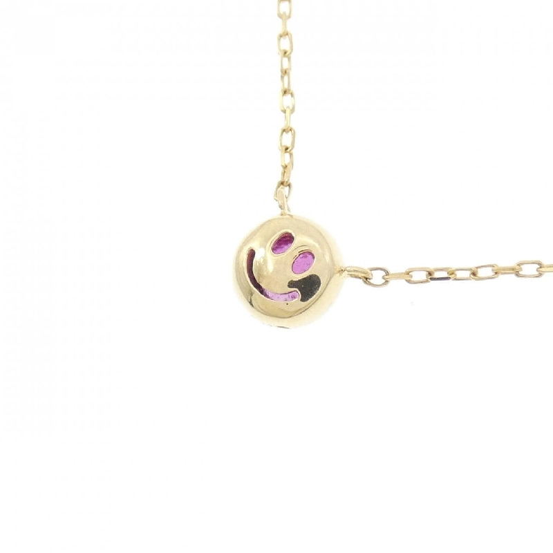 K18YG Dây chuyền Ruby - Hàng hiệu Chính hãng 856404