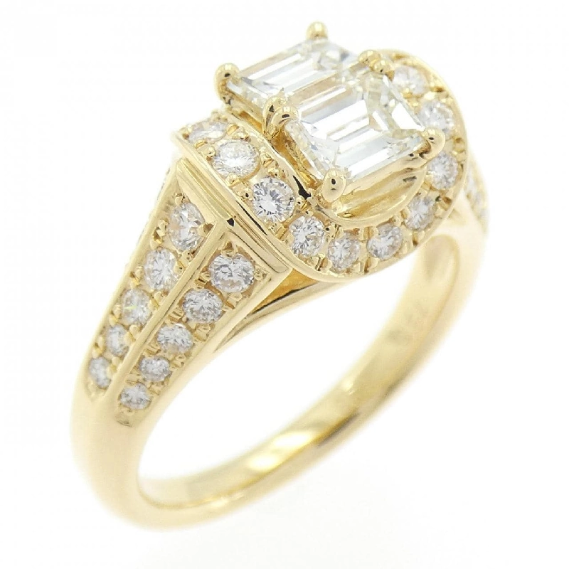 Nhẫn kim cương K18YG 0.64CT 669528