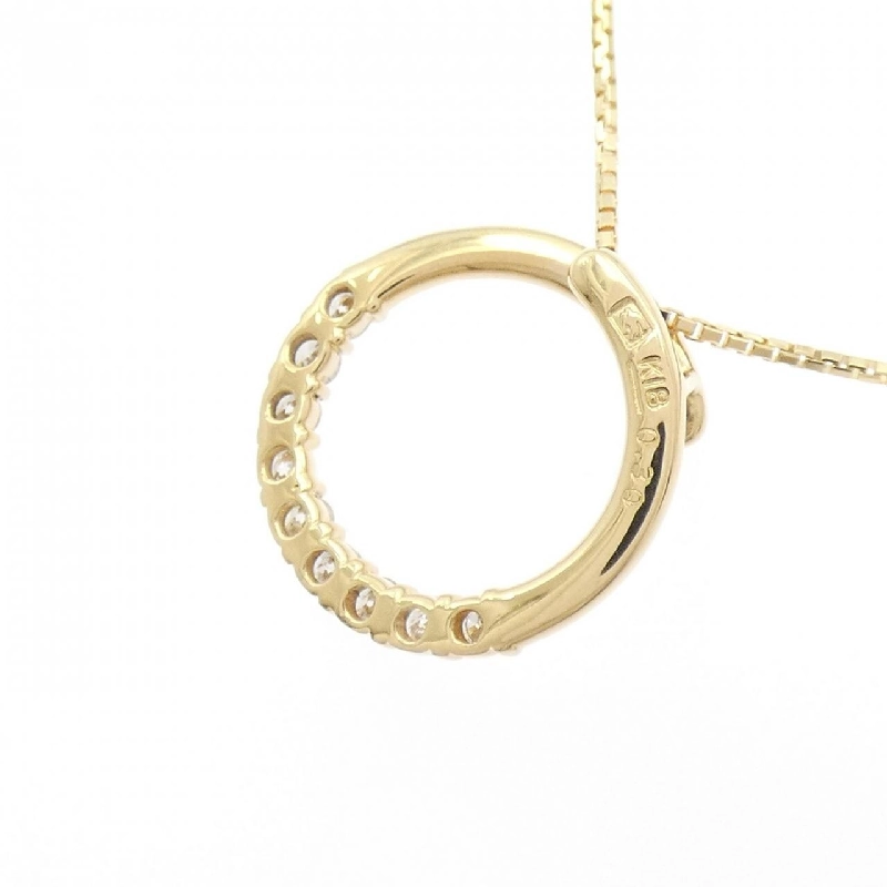 Dây chuyền kim cương K18YG 0.30CT - Hàng hiệu Chính hãng 861655