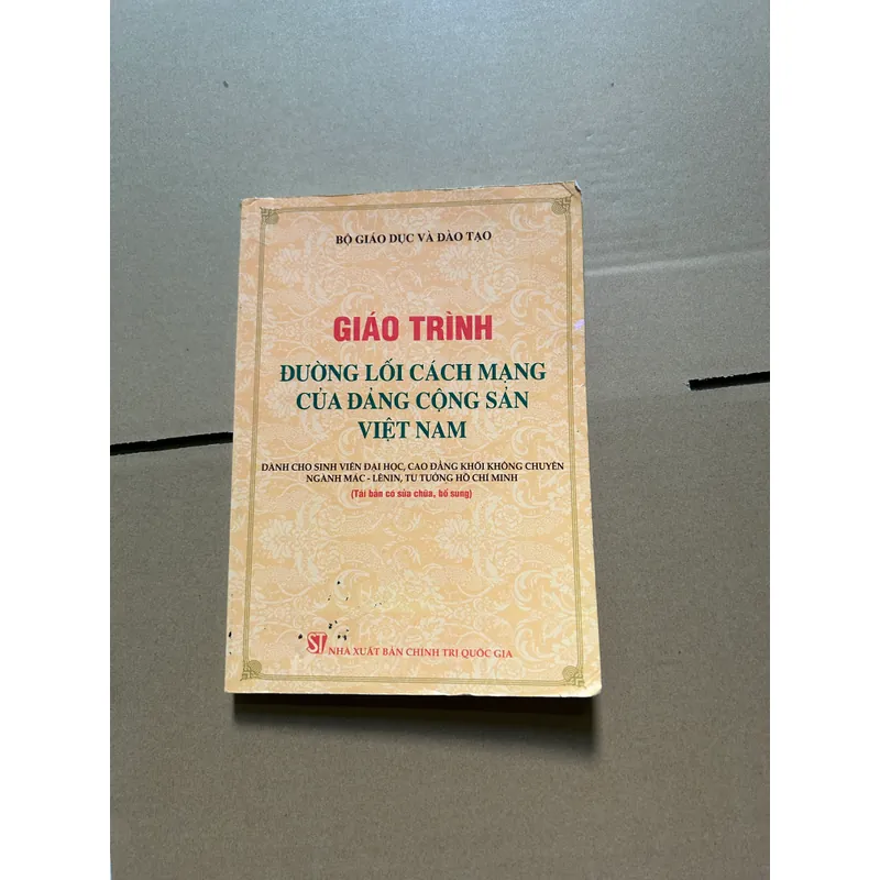 Giáo trình đường lối cách mạng của đảng cộng sản Việt Nam 607824