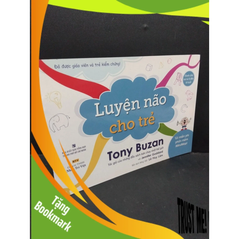 (TẶNG BOOKMARK) Luyện não cho trẻ mới 80% ố nhẹ 2015 RBK1410 Tony Buzan MẸ VÀ BÉ 947375