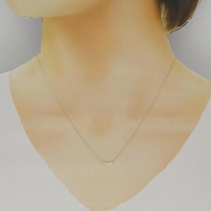 K18YG Dây chuyền kim cương 0.20CT - Hàng hiệu Chính hãng 859359