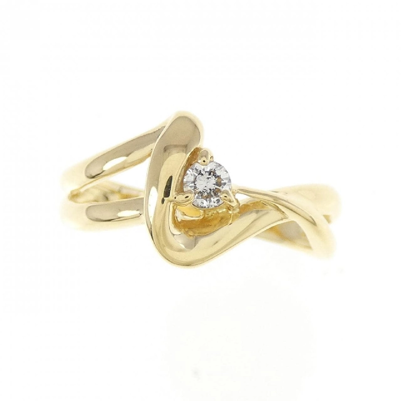 Nhẫn kim cương K18YG 0.08CT 671911