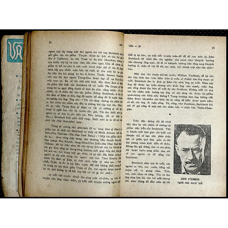 Đọc văn JOHN STEINBECK - Tạp chí Văn miền Nam VN trước 1975 1029116