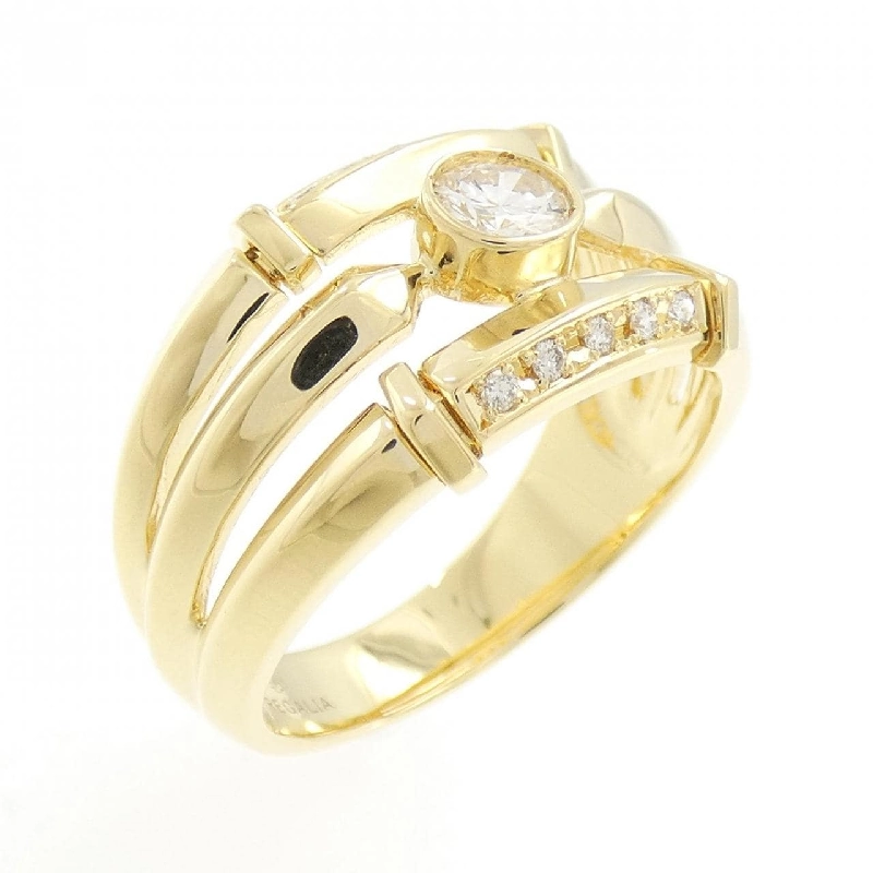 Nhẫn kim cương K18YG 0.306CT 666944