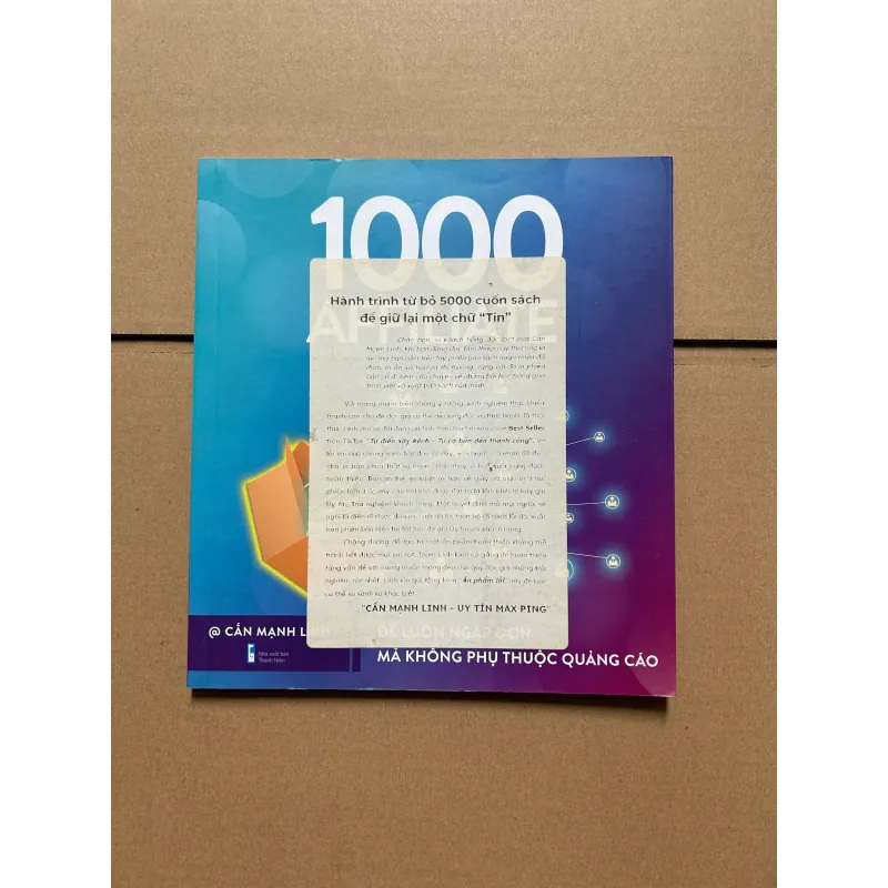1000 Affiliate - Để luôn ngập đơn mà không phụ thuộc vào quảng cáo - Cấn Mạnh Linh 747022