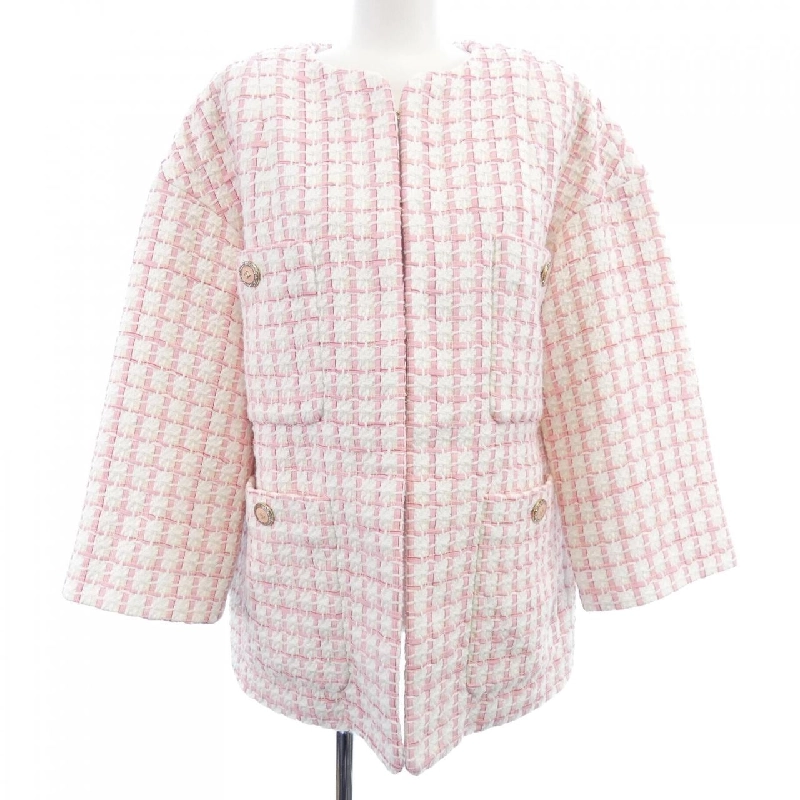 Áo khoác không cổ CHANEL P72571V64183 631896