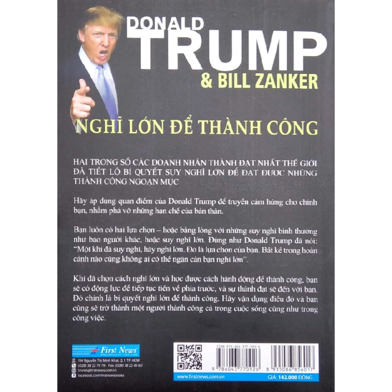 Nghĩ Lớn Để Thành Công (Tái Bản 2022) - Donald J. Trump, Bill Zanker 293375