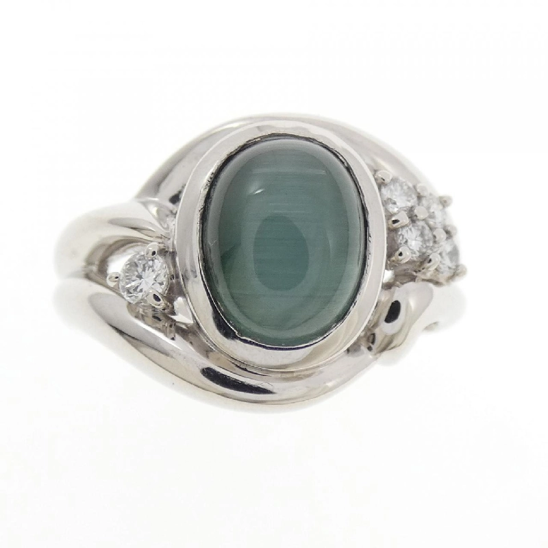 Nhẫn Tourmaline Mắt Mèo PT900 3.20CT - Hàng hiệu Chính hãng 852419