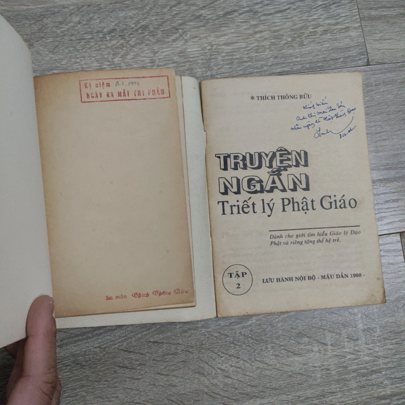 Thi Phẩm Từng Giọt Ma Ni - Truyện Ngắn Triết Lý Phật Giáo - Có chữ ký Thầy Thích Thông Bửu 509052