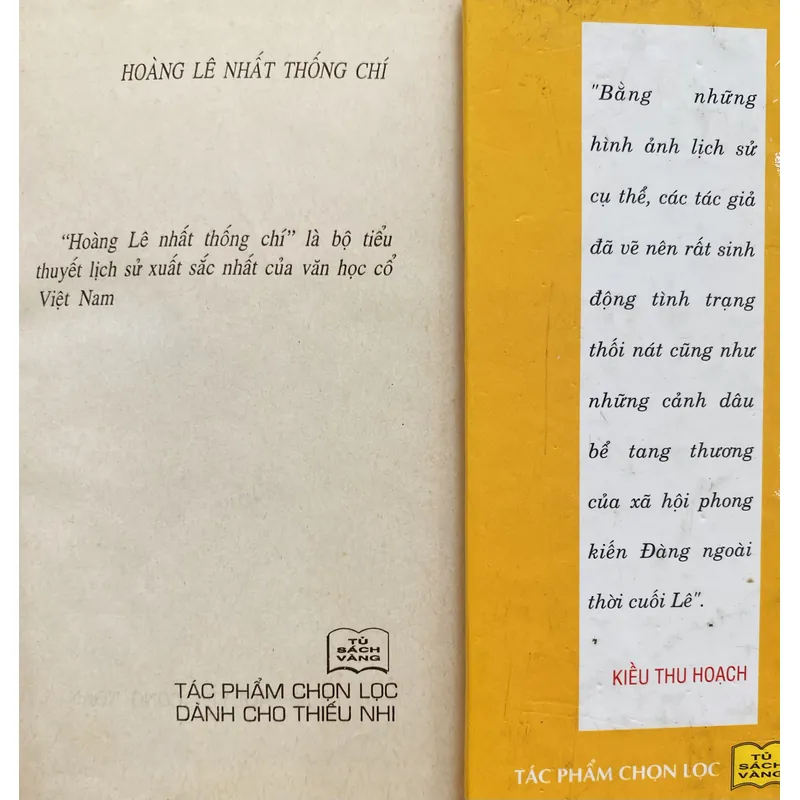 Hoàng Lê Nhất Thống Chí - Ngô Gia Văn Phái 620516