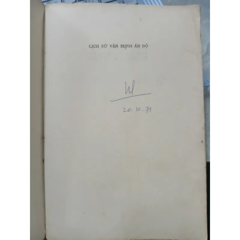 LỊCH SỬ VĂN MINH ẤN ĐỘ - WILL DURANT 681758