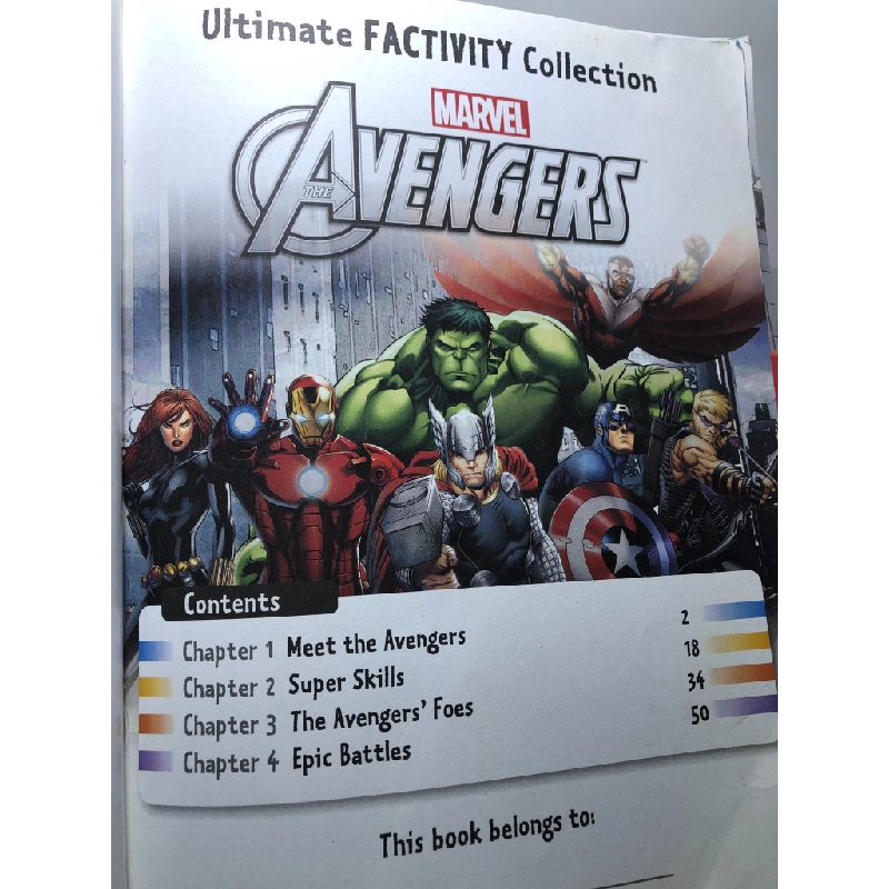 The Avengers MARVEL mới 80% bẩn bìa nhẹ DK HPB2707 NGOẠI VĂN 192166