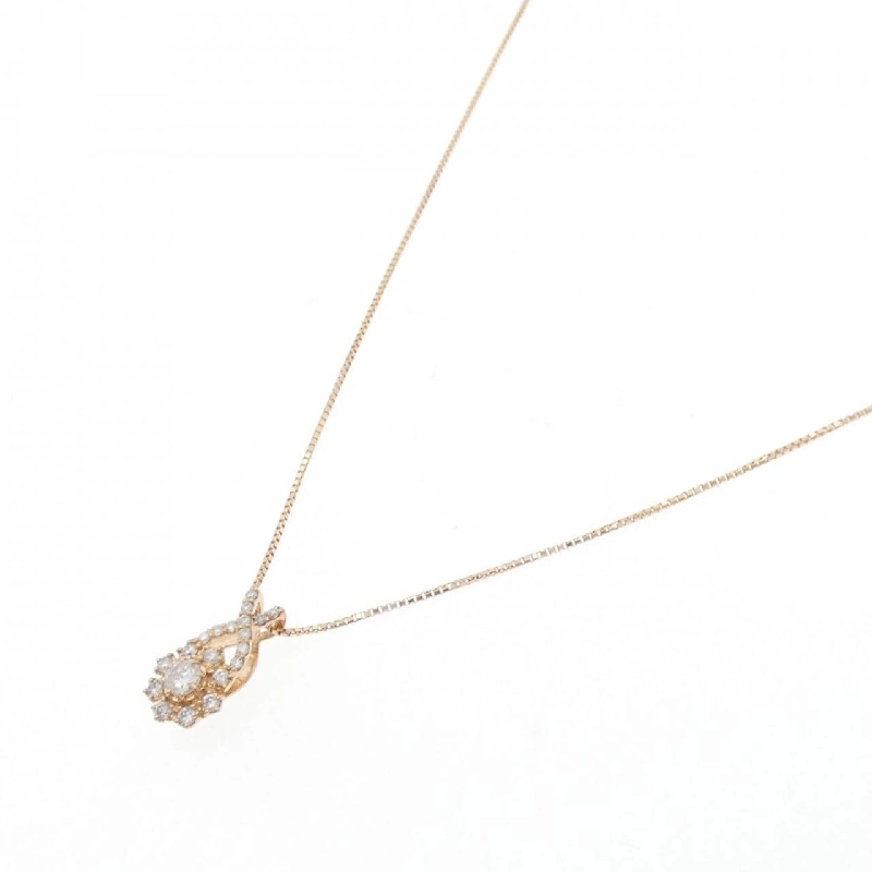 K18PG Dây chuyền kim cương 0.110CT - Hàng hiệu Chính hãng 866991