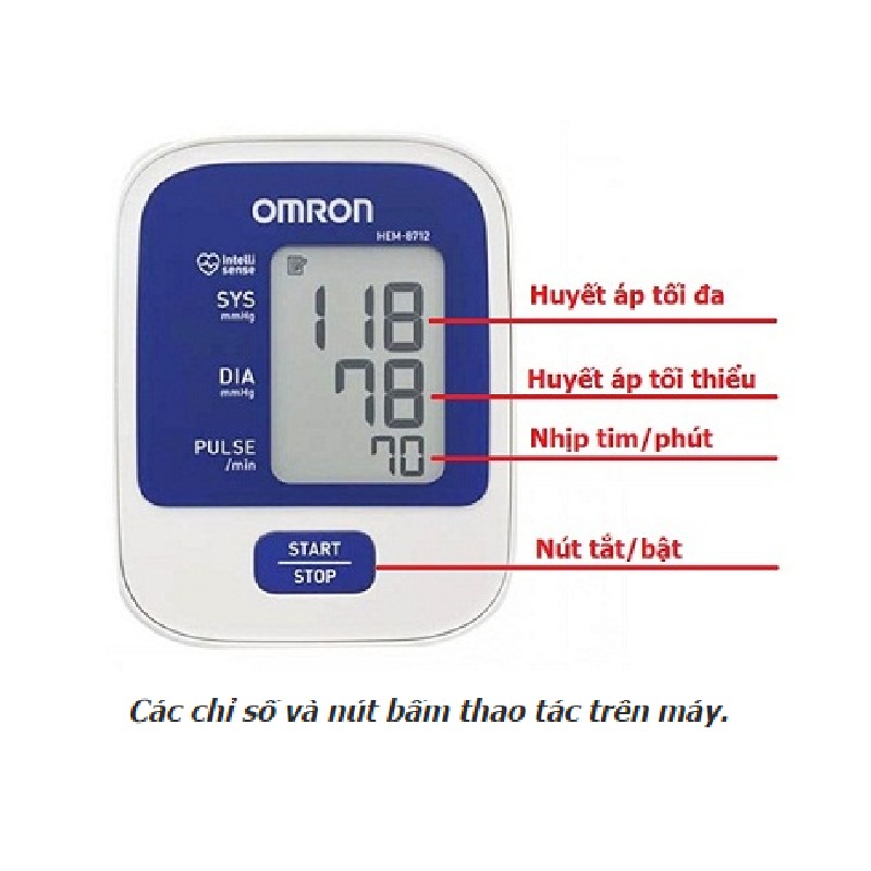 Máy đo huyết ap 8712 Omron 60471