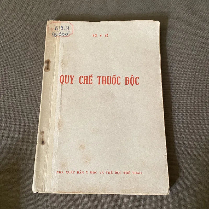 Quy chế thuốc độc 797821