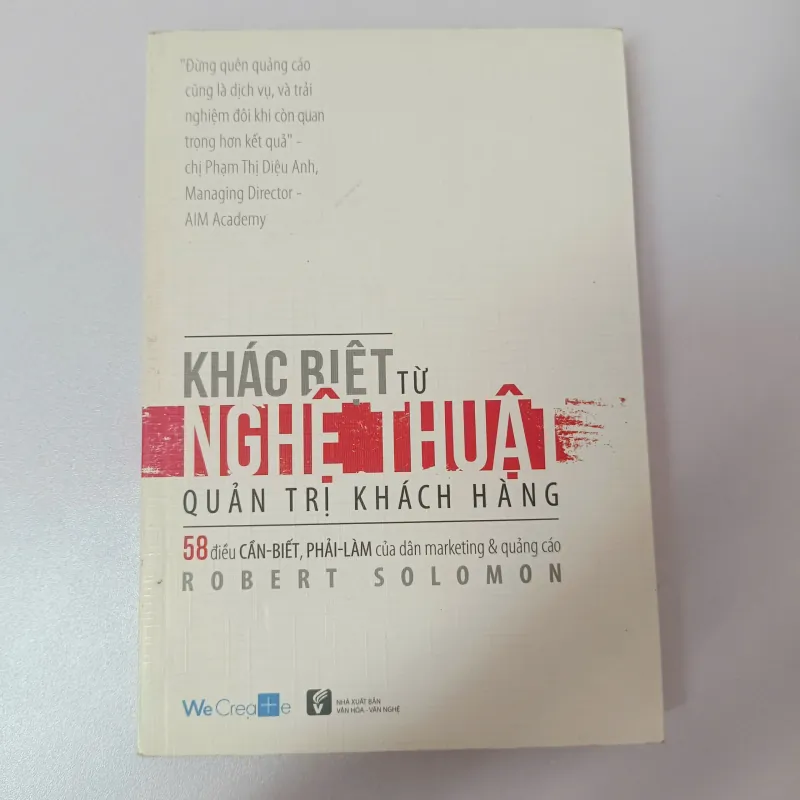 Khác biệt từ nghệ thuật quản trị khách hàng 927174