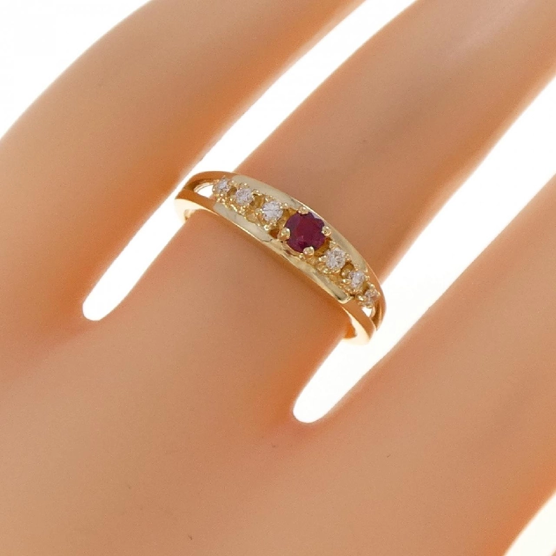 Nhẫn Ruby 18KTYG 666867