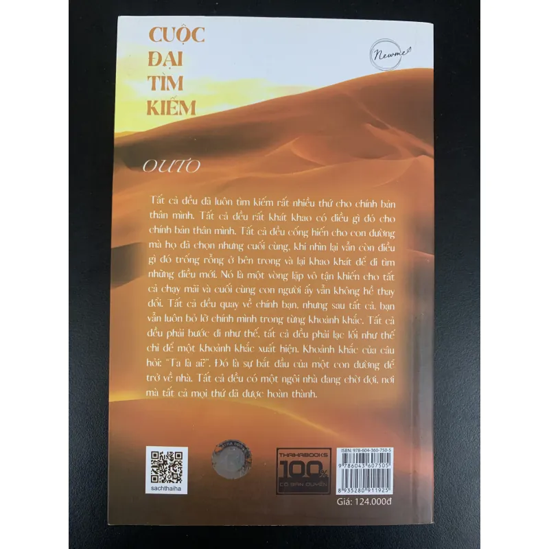 (Sách cũ) OUTO - Cuộc đại tìm kiếm - Bạn chính là cái bạn đi tìm. 929223