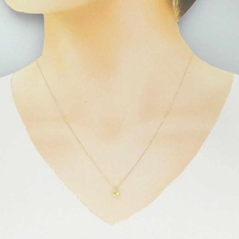 K18YG Sphene Necklace 0.23CT - Hàng hiệu Chính hãng 856375