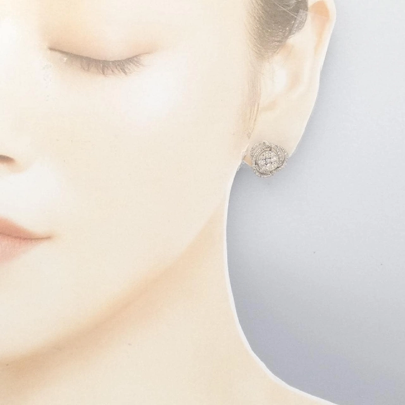 K18WG Bông tai kim cương 1.40CT - Hàng hiệu Chính hãng 871099