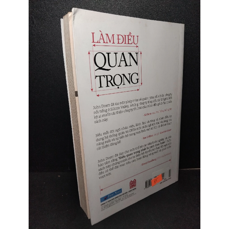 Làm điều quan trọng mới 80% bẩn bìa, ố 2018 John Doerr HCM2103 QUẢN TRỊ 413227