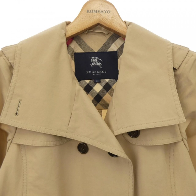 【Mã giảm giá】Áo khoác trench Burberry London 640851