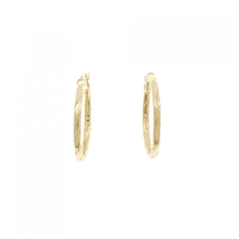 Bông tai hoop 750YG - Hàng hiệu Authentic 871039