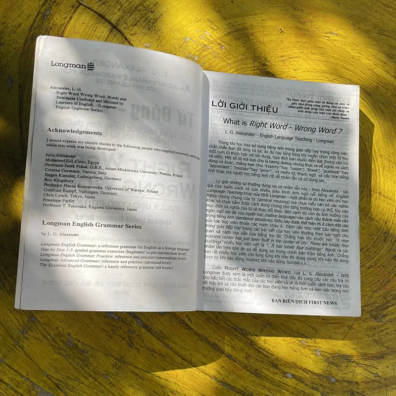 TỪ ĐÚNG - TỪ SAI CÁC TỪ VÀ CẤU TRÚC TIẾNG ANH THƯỜNG NHẦM LẪN KHI SỬ DỤNG- ALEXANDER 696132