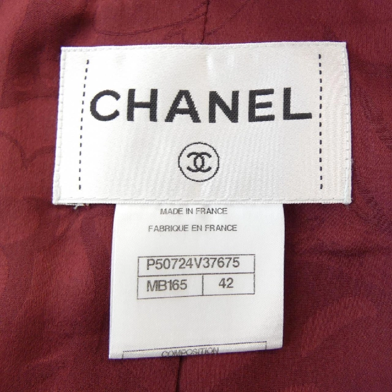 Áo khoác không cổ CHANEL P50724V37675 632371